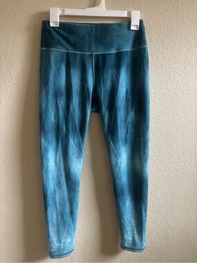 CALIA by Carrie Underwood Blue Teal Tie-Dye Leggings